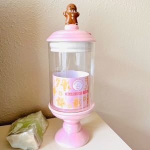 🎄 Gingerbread Candy Jar Peppermint and Pine